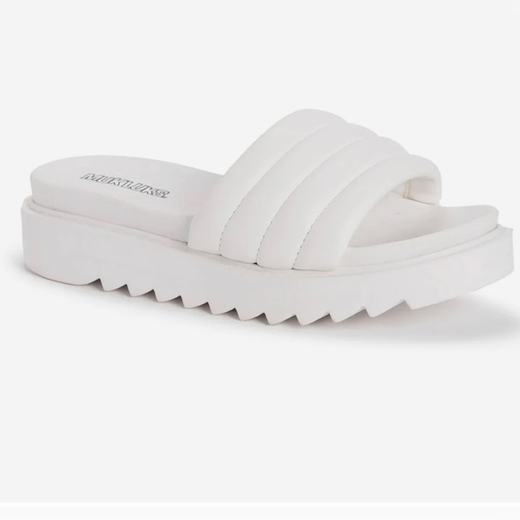 Muk Luks Sun Catcher sandals wms white 7 - Picture 6 of 6